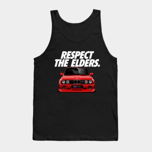 BMW E30 - Respect The Elders Tank Top